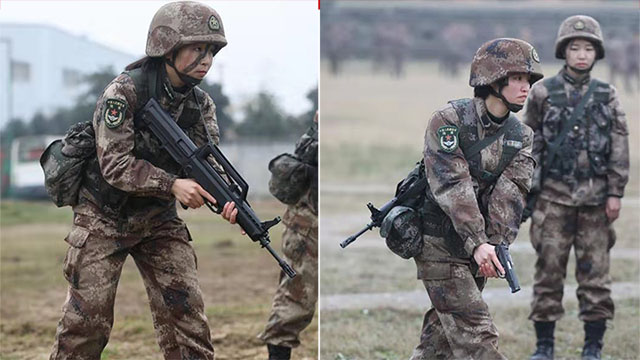 新春走軍營丨女特種兵小分隊訓(xùn)練竟如此亮眼！