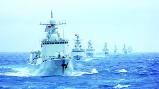 唱軍歌說黨史丨人民海軍向前進！