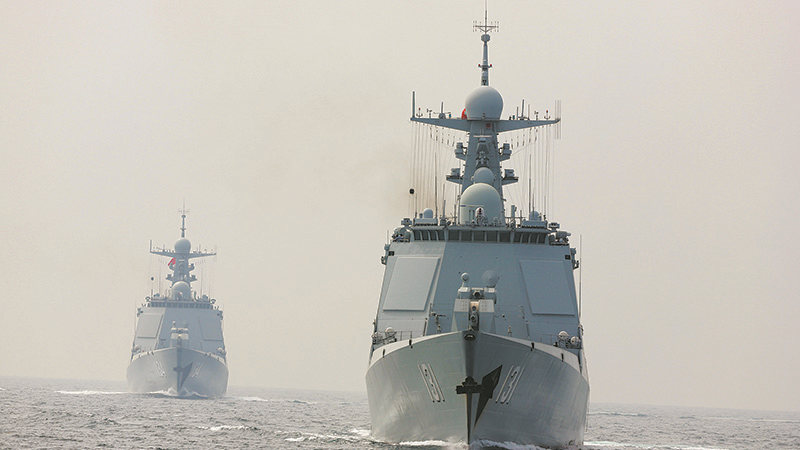 波峰浪谷礪精兵！東部戰(zhàn)區(qū)海軍某驅(qū)逐艦支隊訓練掠影