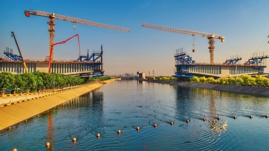 【我們的新時代】河北石家莊贊皇 濱河路跨南水北調(diào)橋建設如火如荼