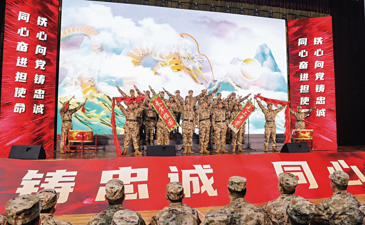 4-10組織新兵歡送晚會